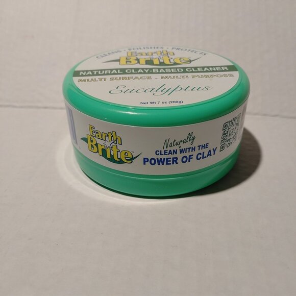 Earth Brite Natural Clay-Based Cleaner Eucalyptus 7 Oz-CLEANERS- SET OF 3-NEW - Picture 8 of 8